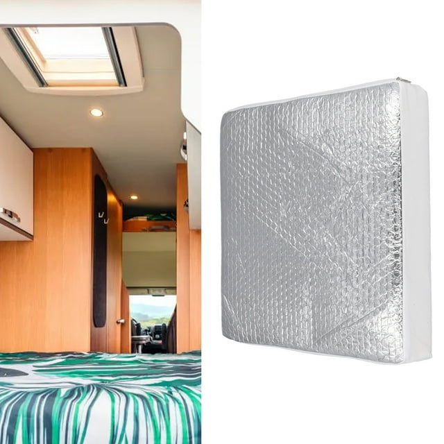 Cubierta de Tragaluz de RV, Protección de la Privacidad Universal Aislante de Ventilación de Vehículos Recreatros Fáciles de Transportar Evitar Transferencia de Aire Caliente Caliente