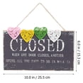 thumbnail image 4 of Wooden Closed Sign Decorative Stores Hanging Sign Retro Restaurants Closed Sign, 4 of 7