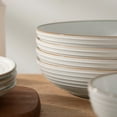 thumbnail image 6 of Famiware Jupiter 12-Piece Stoneware Dinnerware Set with Plates & Bowls, 6 of 8