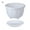 White, variant on Trayknick Flower Pot Nice-looking Fashion Lightweight Plastic Flower Vegetable Planters Pot with Tray for Home