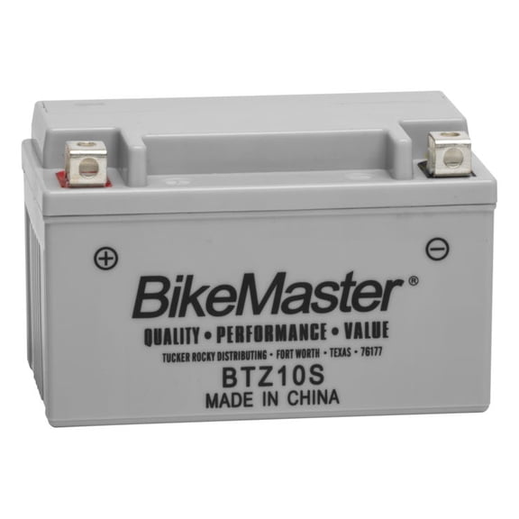 BikeMaster High-Performance Maintenance Free Battery BTZ10S for Yamaha FZ-07 2015-2017 Factory activated.