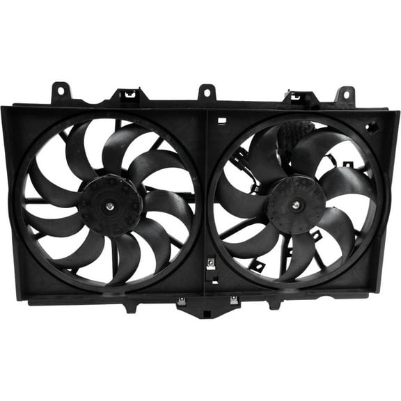 For Infiniti Q50 Cooling Fan Assembly for Radiator / A/C Condenser 2014 2015 3.5L / 3.7L w/ Fan Control Module For IN3115109 | 214814GA0A