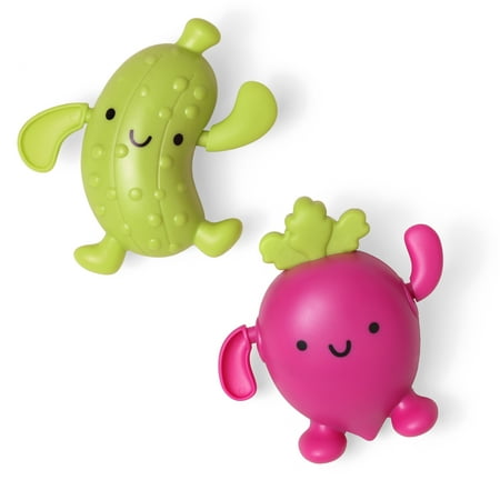 Itzy Ritzy Silly Swimmers™ Pickle & Beet Bath Toy