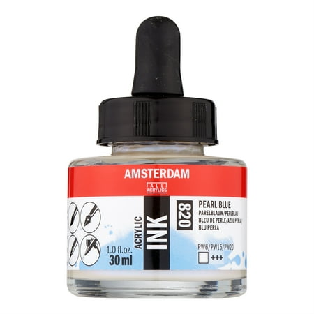 UPC: 8712079413958 | Amsterdam Acrylic Ink – Pearl Blue 30 ml