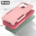 thumbnail image 3 of SaniMore for iPhone 14 Pro Ultra-Thin Two-Layers Protection Case, Rugged PC Back & Flexible TPU Military Grade Shockproof Heavy Duty Protective Case for iPhone 14 Pro, Pink, 3 of 6