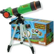 Nature Bound Telescope for Kids and Beginners, 16X Magnification and 15mm Lens for Indoor and Outdoor Use - Adjustable Tripod Included - for Kids Ages 6+