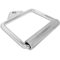 thumbnail image 3 of Body Power Stirrup Single Handle Cable Attachment Chrome Grip | Ultra Durable Solid Stainless Steel | Commercial Grade Exercise Attachments For Professional & Home Pulley Machines, 3 of 9