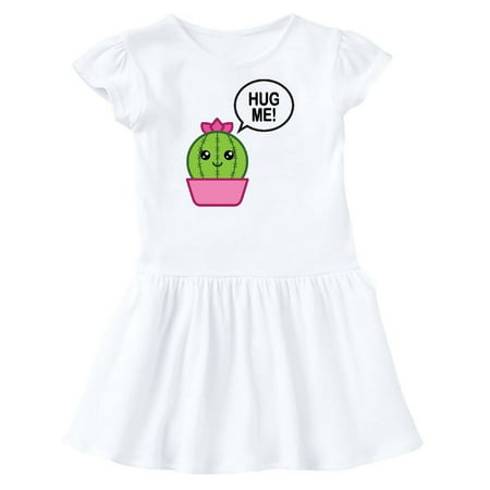 

Inktastic Hug me with Little Cactus Gift Toddler Girl Dress