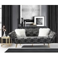 thumbnail image 1 of Chic Home Cheverny Sofa Two-Tone Textured Fabric Flared Arm Couch, 1 of 7