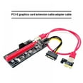 thumbnail image 3 of EIMELI PCIE Riser 1x to 16x 6 PIN Powered PCIE Adapter Extension Cable, 3 of 6