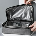 thumbnail image 4 of Bento Box Bag Keep Warm with Handle Useful Rectangle Portable Thermal Lunch Box Pouch, 4 of 5