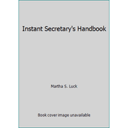 Instant Secretary's Handbook [Mass Market Paperback - Used]
