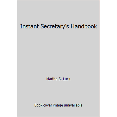 Instant Secretary's Handbook [Mass Market Paperback - Used]