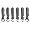 thumbnail image 3 of TISHITA 6Pcs Japanese Hook Keychain Belt Clip Purse Wallet Holder Key black, 3 of 8