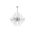 thumbnail image 6 of Elegant Lighting Sienna 27 inch crystal rod pendant in chrome, 6 of 10