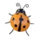 thumbnail image 3 of 4 piezas Garden Ladybug Ornamentos de pared colección de obras de arte de metal colgante, esculturas de pared Decoración de pared para porche de, 3 of 9