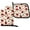 Ladybugs, variant on Cute Dogs Animal Oven Mitts and Pot Holders Insulated Gloves & Kitchen Counter Safe Mats for Cooking BBQ Baking Grilling (2-Piece Set)