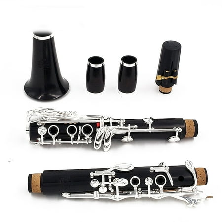 Clarinet Wood ebony clarinet Tube 18 Keys bB Clarinet Grenadilla Solid wood bb clarinet LUNA
