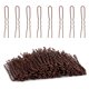 thumbnail image 1 of 300 Bun Hair Bobby Pins U Shaped Pin with Box Hair Grips to Clip Ballet Hair Net for Women 5 CM/2 Inch Brown, 1 of 5