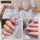 thumbnail image 1 of 16 puntas de envolturas completas para uñas, pegatinas degradadas para uñas, deslizador autoadhesivo, pegatinas DIY para decoración de manicura, 1 of 7