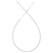 Masteelf Hook Reusable Beading Needle DIY Jewelry Making 13x0.1cm Silver