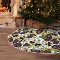 thumbnail image 5 of Balery Happy Skeleton Printed Christmas Tree Skirt , Merry Christmas Party Christmas Tree Decoration,Adjustable Tree Skirt-30", 5 of 6