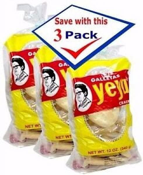 Yeya Cuban Crackers - Original 12 oz Pack of 3
