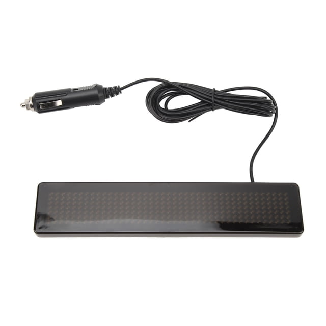 Remote Control LED Car Sign Programmable Advertising LED Sign Screen DIY Design, Multiple Display Modes for Shop Store DC5-12V 230x50x10mm