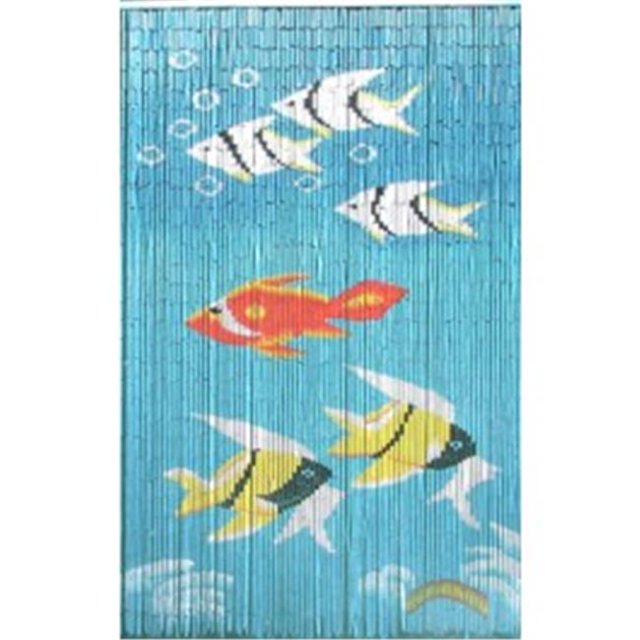 Bambou Cinquante-Quatre 5270 Poissons Rideaux