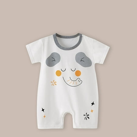 

Clearance Clothes Under $5.00 TMOYZQ Boby Boys Girls Halloween Onesie Romper Fall Newborn Toddler Cartoon Print Short Sleeve Crewneck Bodysuits Jumpsuit