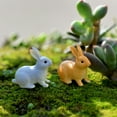 thumbnail image 6 of SPRING PARK Rabbit DIY Mini Miniature Fairy Garden Ornament Decor Pot Craft Dollhouse Accessories, 6 of 7