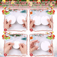 thumbnail image 4 of 105 Pieces Sublimation Ornament Blanks, Round Blank Sublimation Ornaments Sublimation for Christmas Tree, DIY Handmade, 4 of 7