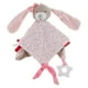 thumbnail image 1 of Manta de bebé de felpa suave con etiqueta de seguridad para la dentición para bebés Conejo rosa, 1 of 9