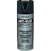 Valspar 21924 Anti-Rust Enamel Spray Paint, Gloss, Black, 16 oz Can