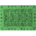 thumbnail image 1 of Ahgly Company Indoor Rectangle Abstract Emerald Green Modern Area Rugs, 3' x 5', 1 of 4