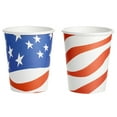 thumbnail image 5 of 144 Piece DISEN Patriotic Party Supplies - American Flag Plates, Napkins, Cups, Cutlery for 4th of July, Memorial Day Decorations (Serves 24), 5 of 9