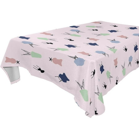 

POPCreation Cool Girl Pink Tablecloth 60x84 inches