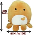 thumbnail image 2 of Squishmallow 8 inch Veronica the Octopus Plush Toy, Soft Stuffed Animal, Limited Edition, Orange, 2 of 2