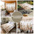 thumbnail image 6 of Brown Yellow Eucalyptus Leaves Large Tapestry for Bedroom Wall Hanging Tapestry,Watercolor Spring Summer Botanical Ceiling Backdrop Tapestries Poster Blanket Wall Decor for Living Room 86" x 104", 6 of 8
