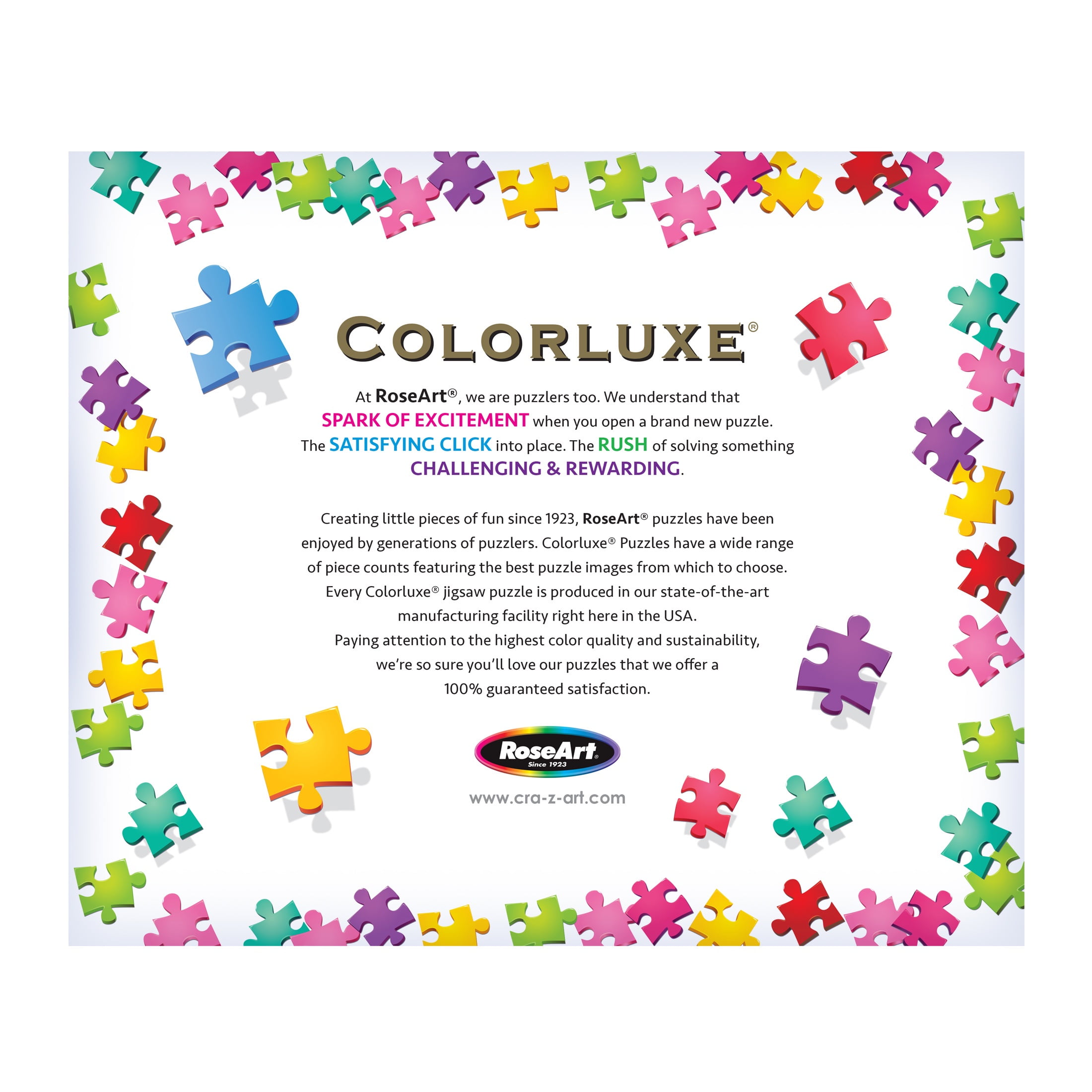 RoseArt Colorluxe 2000-Piece The Barn Dance Adult Interlocking Jigsaw Puzzle