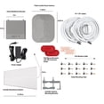 thumbnail image 2 of weBoost Home MultiRoom (470144) Cell Phone Signal Booster Kit up to 5,000 sq. ft. All U.S. Carriers - Verizon, AT&T, T-Mobile, Sprint & More, 2 of 2