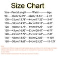 thumbnail image 4 of LYMAYTER Kids Unisex Casual Shorts Toddler Elastic Waist Button Shorts Boys Girls Summer Beachpants for 2-12 Years, 4 of 9