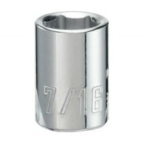 Craftsman Sockets, 3/8" Drive 7/16" 6 Point SAE Sh CMMT43002