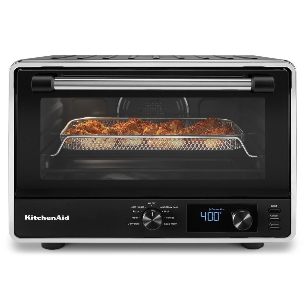 KitchenAid Digital Countertop Oven with Air Fry and Pizza | Matte Black