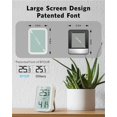 thumbnail image 4 of BFOUR Digital Indoor LCD Thermohygrometer, White, 4 of 8