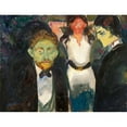thumbnail image 3 of Munch, Edvard 14x12 Black Modern Framed Museum Art Print Titled - Jealousy, 1907, 3 of 5