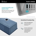 thumbnail image 6 of KRAUS Pax™ Zero-Radius 31 ½ in. Undermount Single Bowl Stainless Steel Kitchen Sink with Faucet and Soap Dispenser in Stainless Steel, 6 of 12