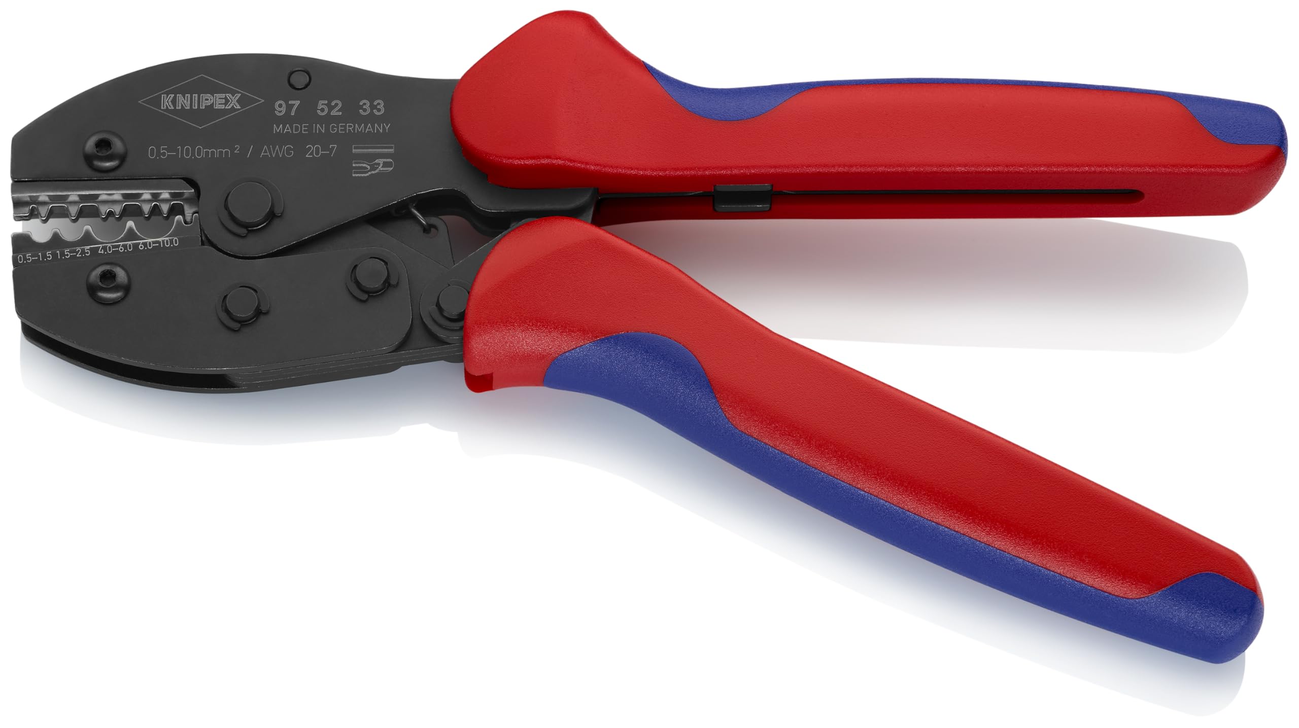 KNIPEX 20-7 AWG Knipex PreciForce Crimping Pliers, Plastic Grips - 975233 CA3