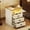 white, variant on Nightstand with Charging Station,Farmhouse End Side Table with 3 Drawers and Open Storage,Smart Bedside Table with LED Light & Human Sensor for Bedroom,White