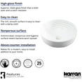 thumbnail image 3 of Karran Usa VC-425-WH Valera 16-1/8" Circular Vitreous China Vessel Bathroom Sink - White, 3 of 5